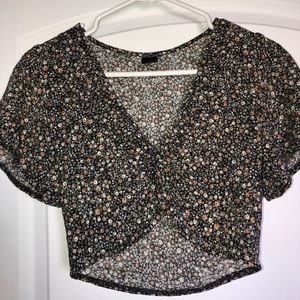 Knot Front Crop Top